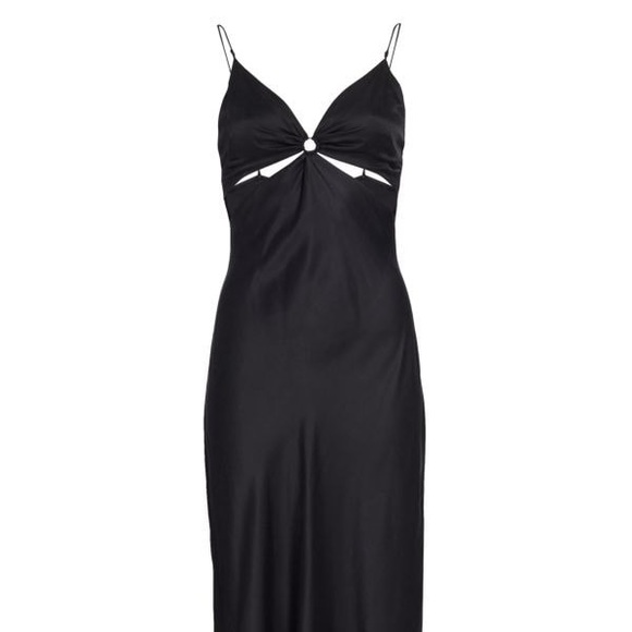 JONATHAN SIMKHAI STANDARD Eliza Essentials Cut Out Slip Dress - Picture 5 of 5